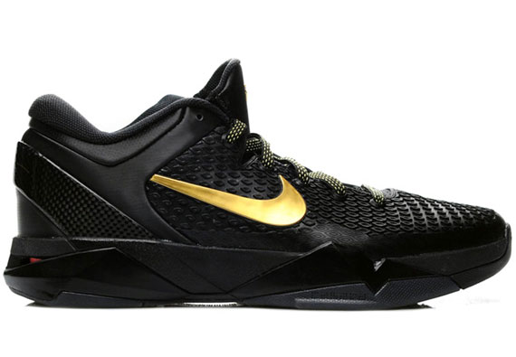 Nike Zoom Kobe Vii 7 Elite Black Gold 9