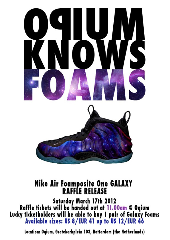 Oqium Foamposite Raffle 2