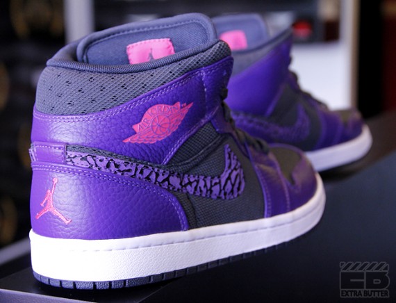 Air Jordan 1 Phat - Anthracite - Club Purple | Available