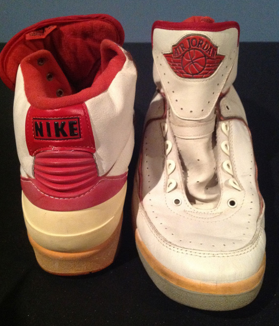 Air Jordan Ii Og Made In Italy White Red 8