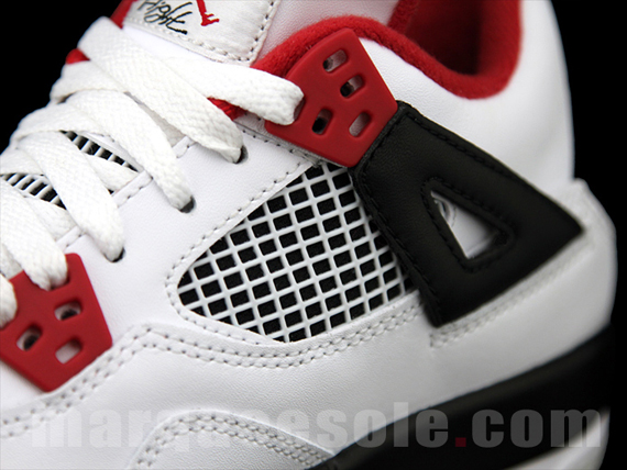 Air Jordan IV GS – White – Varsity Red