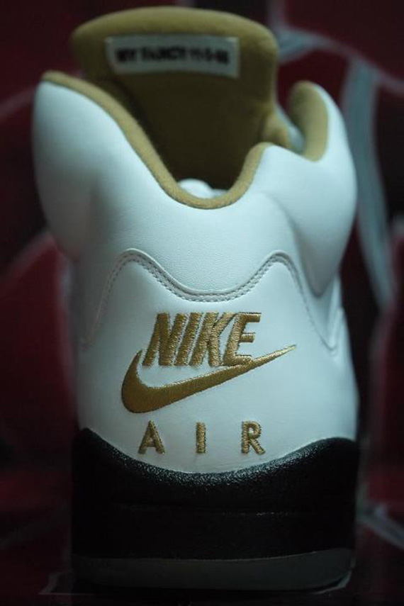 Air Jordan V White Wedding Sample 10