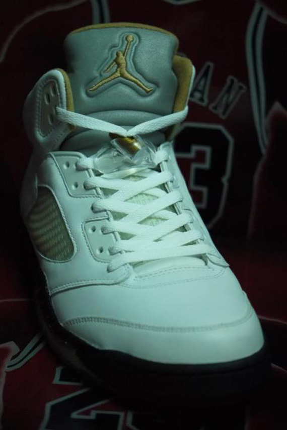 Air Jordan V White Wedding Sample 5