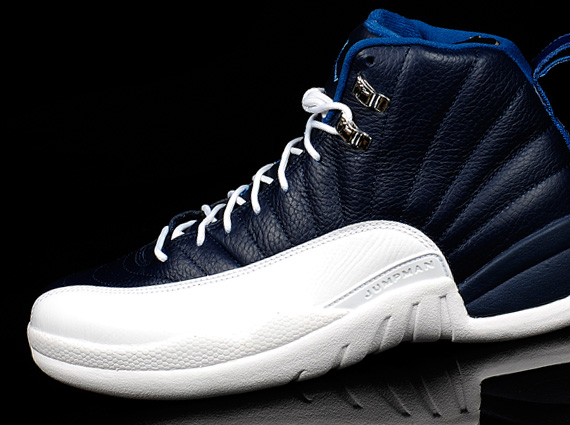 Air Jordan Xii Obsidian University Blue White French Blue 2012 5