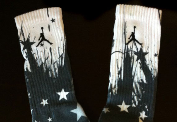 Nike Elite 'Dave White' Custom Socks