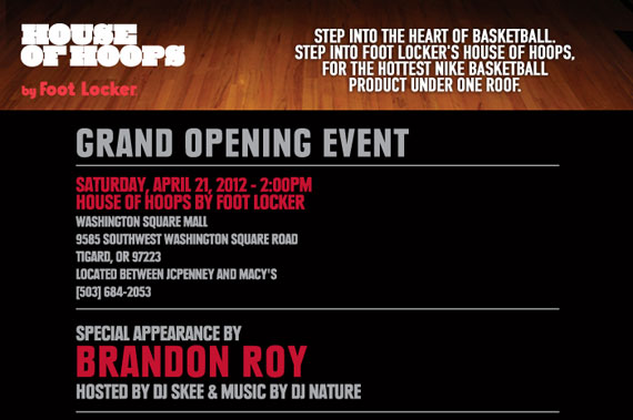 Foot Locker House of Hoops Grand Opening In Tigard, OR