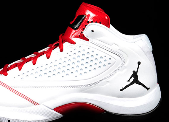 Jordan D'Reign X - White - Black - Varsity Red