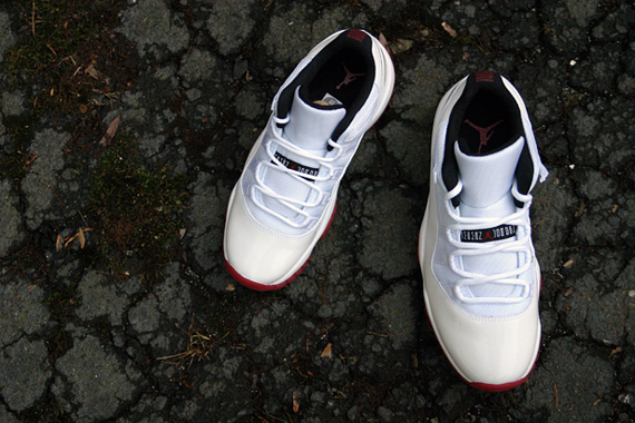 Jordan Xi Low White Red Otf 10