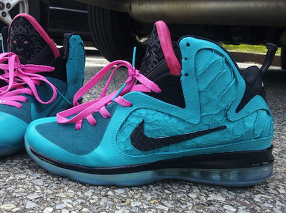 Nike LeBron 9 'Snakeskin South Beach' Customs By DeeNyce911