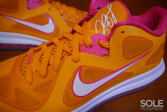 Lebron 9 Vivid Orange Cherry 6