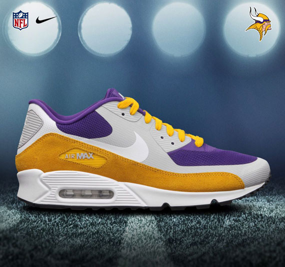 Nfl X Nike Air Max 90 Premium Vikings