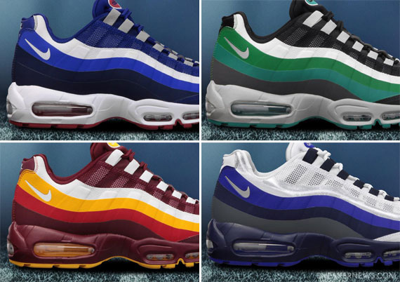 Nfl X Nike Air Max 95 No Sew Afc East