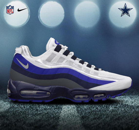 Nfl X Nike Air Max 95 No Sew Cowboys