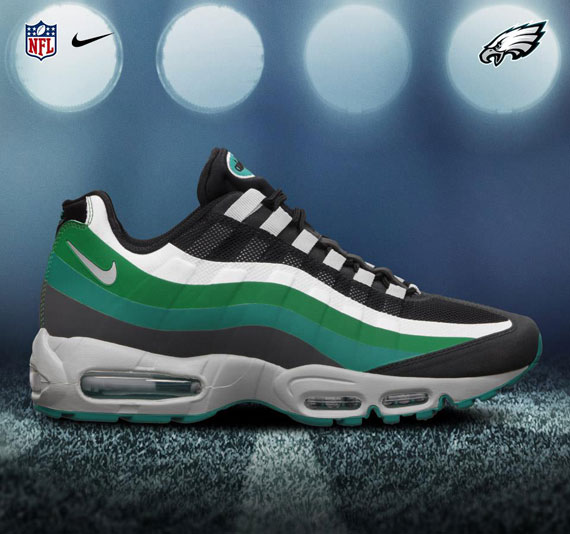 Nfl X Nike Air Max 95 No Sew Eagles