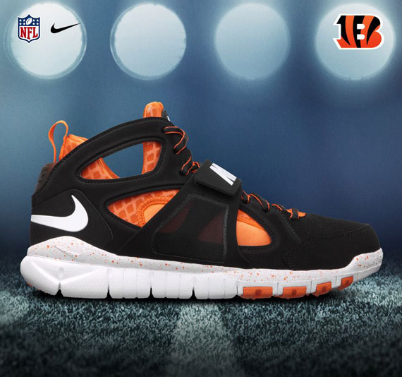 Nfl X Nike Huarache Free Shield Bengals