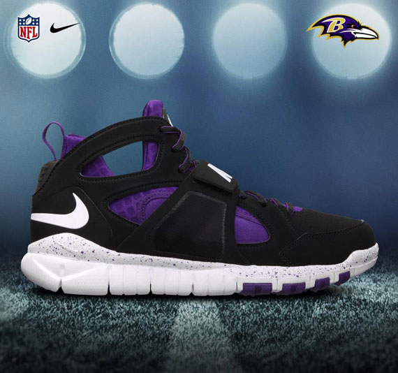 Nfl X Nike Huarache Free Shield Ravens