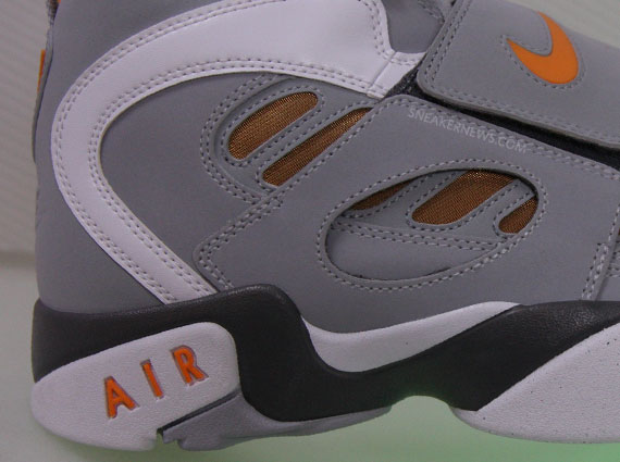 Nike Air Diamond Turf Ii Grey Orange White 4