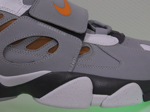 Nike Air Diamond Turf Ii Grey Orange White 6