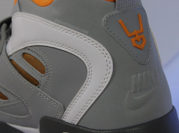 Nike Air Diamond Turf II - Grey - Orange - White