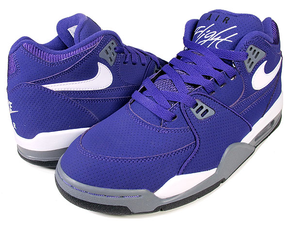 Nike Air Flight 89 Club Purple White Cool Grey 2