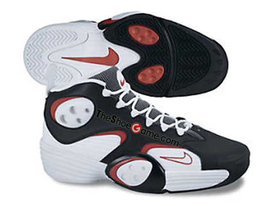 Nike Air Flight One White Black Wolf Grey Red 2