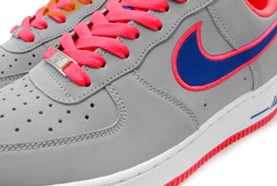 Nike Air Force 1 Low – Grey – Royal – Hot Pink