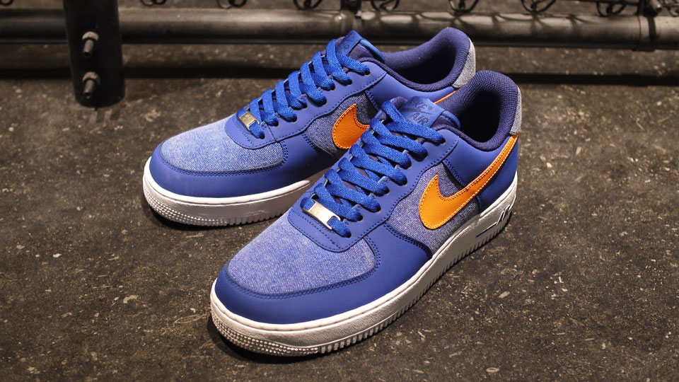 Nike Air Force 1 Low Storm Blue White Vivid Orange 1