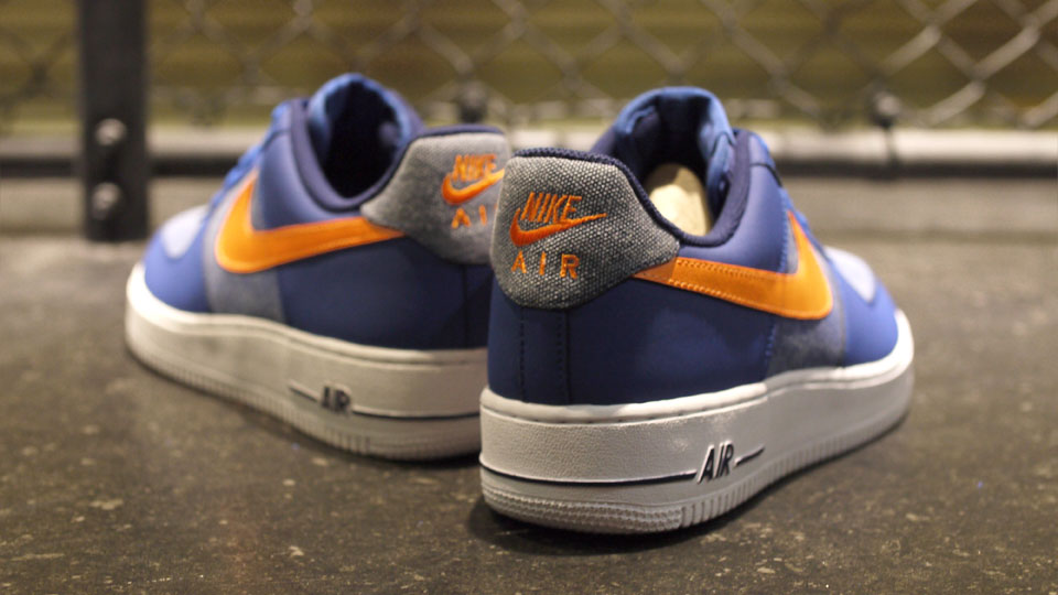 Nike Air Force 1 Low Storm Blue White Vivid Orange 2