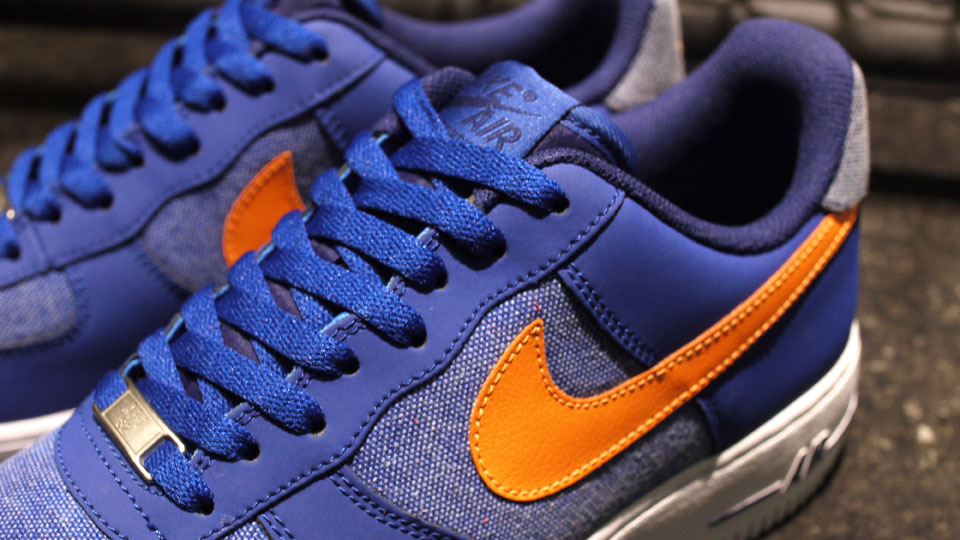 Nike Air Force 1 Low Storm Blue White Vivid Orange 3