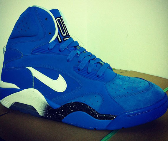 Nike Air Force 180 High Blue Black White 2