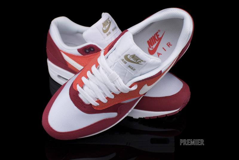 Nike Air Max 1 Legacy Red White Khaki Gum Dark Brown 6