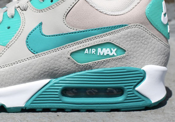 Nike Air Max 90 - Granite - Lush Teal - New Green