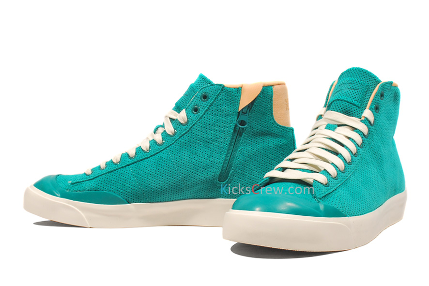Nike Blazer Mid Ab Lush Teal Orange Chalk Sail 3