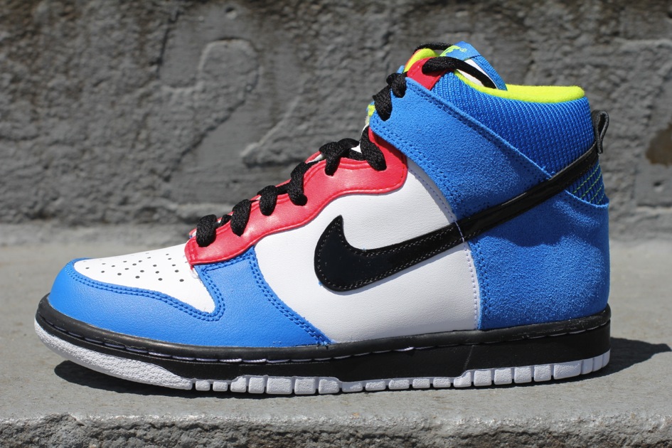 Nike Dunk High Gs White Soar Siren Red 03
