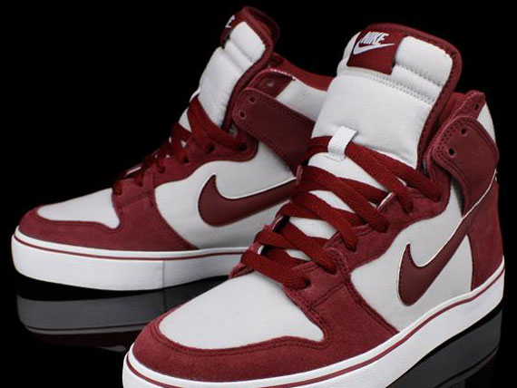 Nike Dunk High Lr Team Red Metallic Platinum