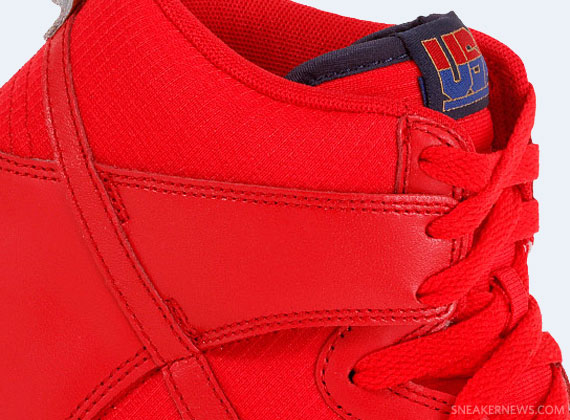 Nike Dunk High ‘USAB’ – University Red