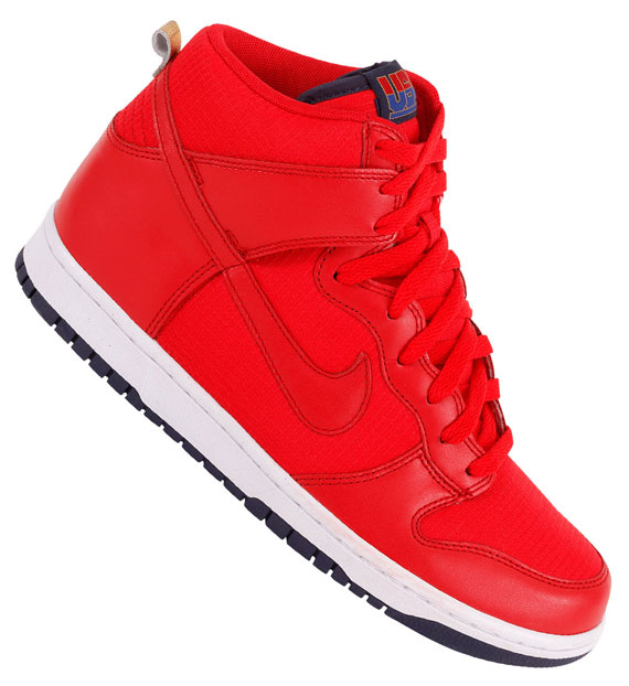 Nike Dunk High Usab University Red 31