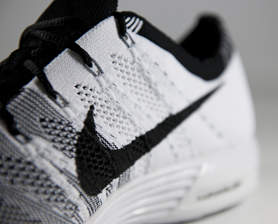 Nike Htm Flyknit Trainer White Black 3