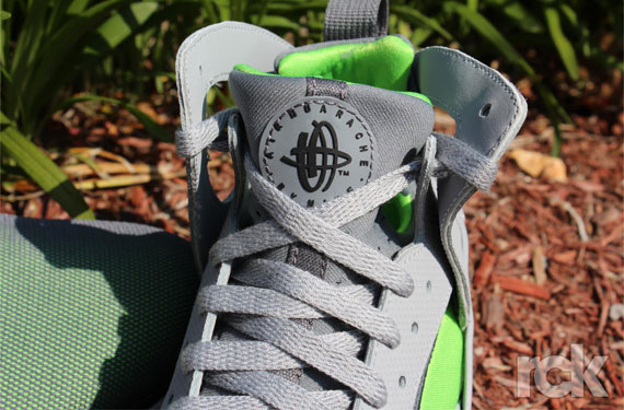 Nike Huarache Basketball 2012 Wolf Grey Action Green 5