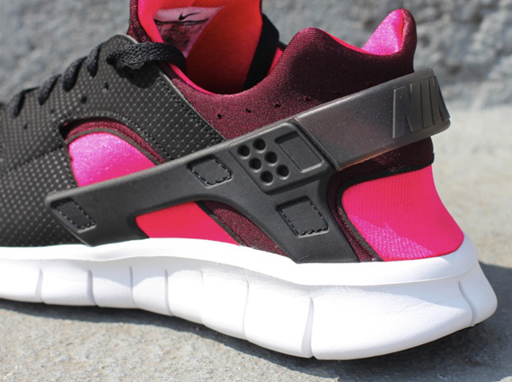 Nike Huarache Free Run - Black - Red Mahogany | Available