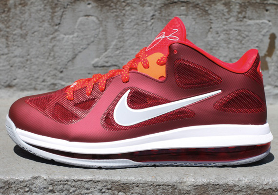 Nike Lebron 9 Low Challenge Red Grey Oneness 4