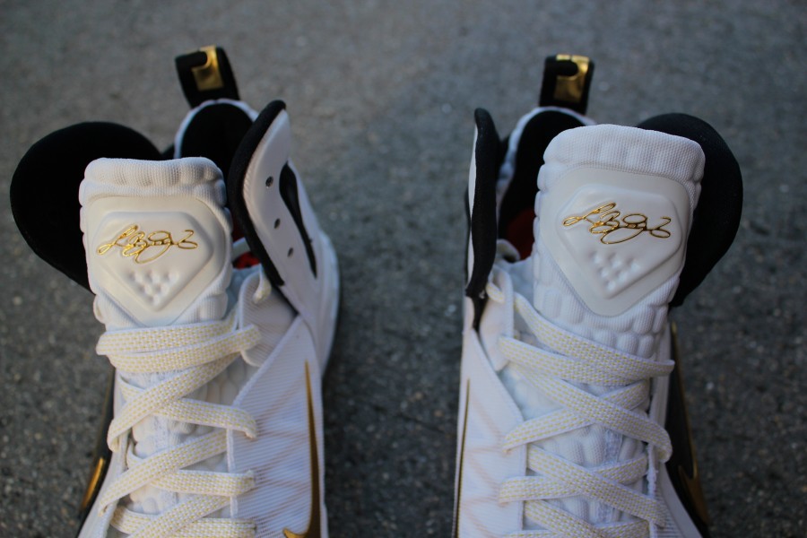 Nike Lebron 9 Ps Elite Home White Gold 3