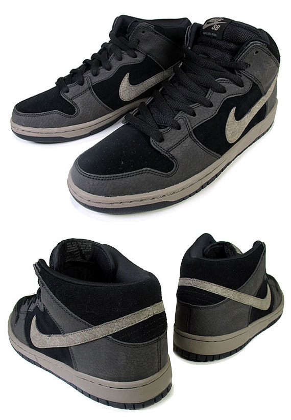 Nike Sb Dunk Mid Black Iron 3