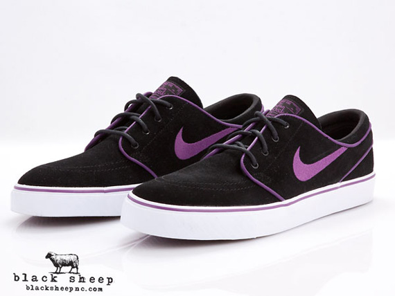 Nike Sb Janoski Black Vintage Purple White 2