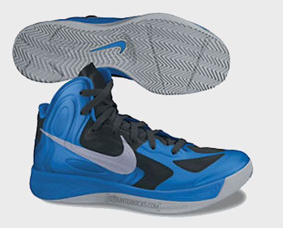 Nike Zoom Hyperfuse 2012 Photo Blue Black Wolf Grey1