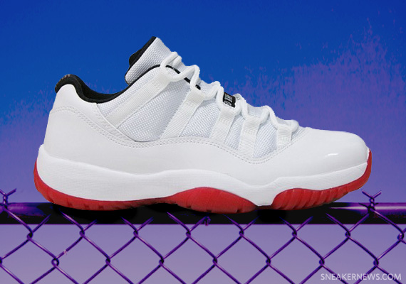 On The Fence: Air Jordan XI Low – White – Varsity Red – Black