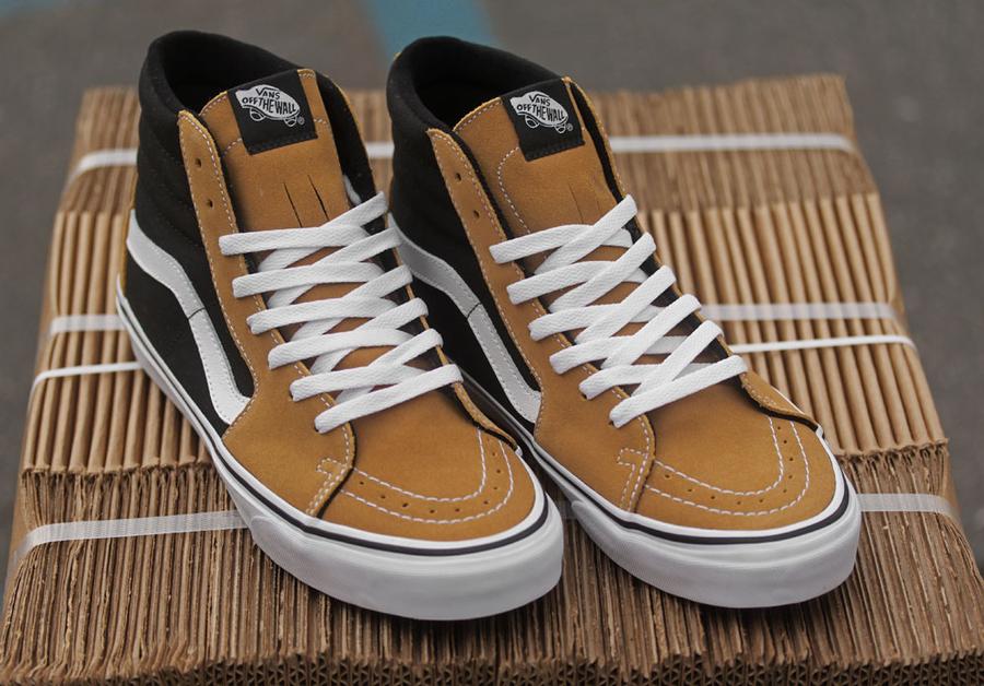 Vans Sk8 Hi Suede Honey Mustard 1