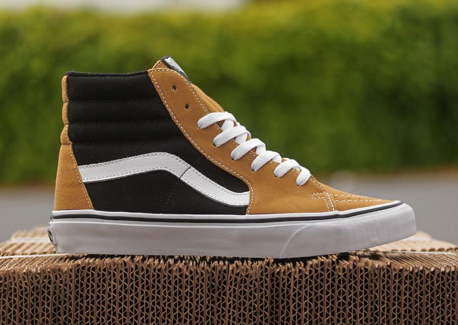 Vans Sk8 Hi Suede Honey Mustard 2