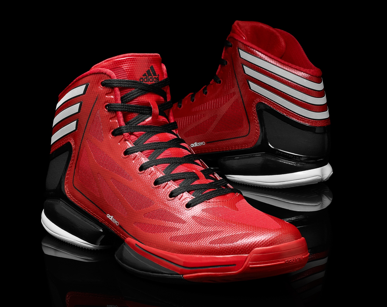 Adidas Adizero Crazy Light 2 Scarlet White Black 03