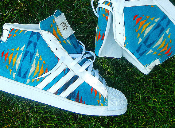 Adidas Pro Model Hi Pendleton Customs By Jbf 1